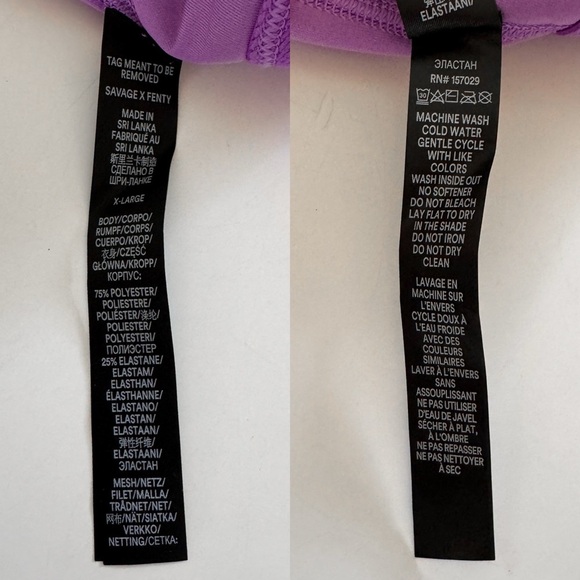 SAVAGE x FENTY • Hotline Medium Impact Sports Bra in Purple Mist - Picture 11 of 13